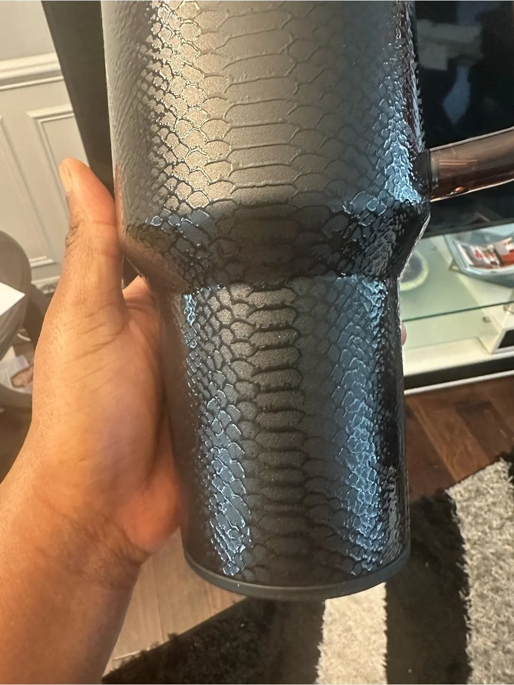 Stanley Black Snakskin 40oz Quencher